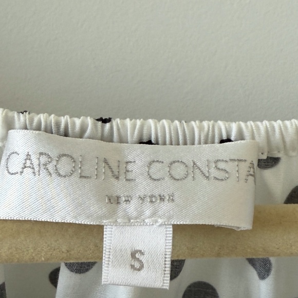 CAROLINE CONSTAS POLKADOT BLOUSE SIZE S - Picture 3 of 9